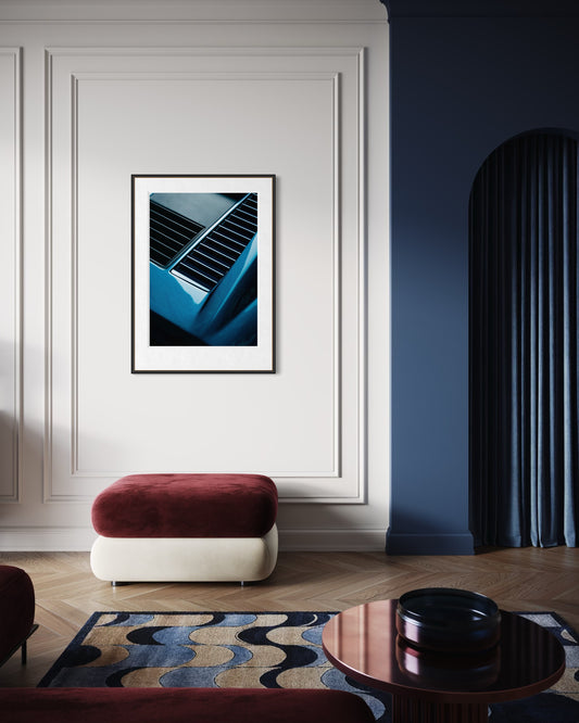 Ferrari 512 BB in Milano - Unframed Fine Art Print