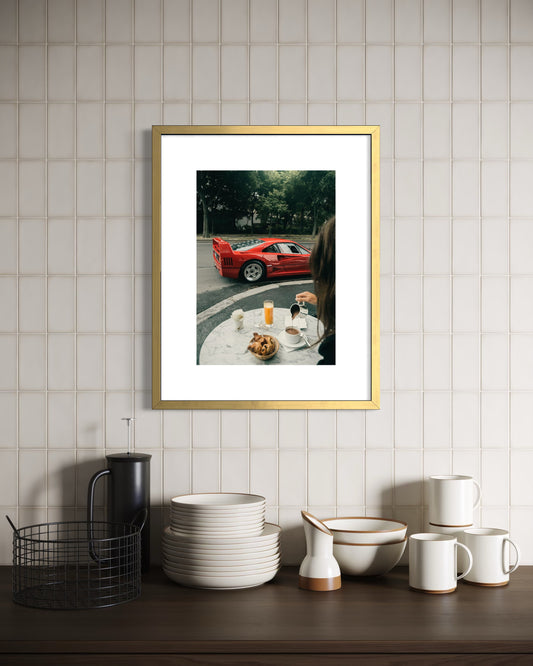Breakfast with a View — Unframed Fine Art Print