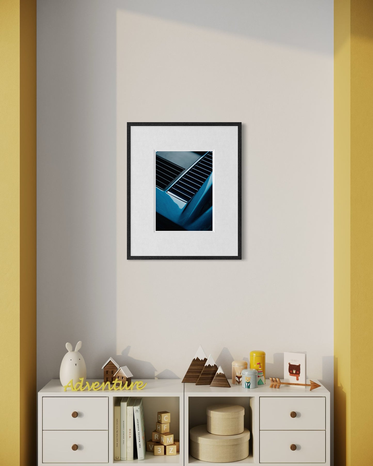 Ferrari 512 BB in Milano - Unframed Fine Art Print