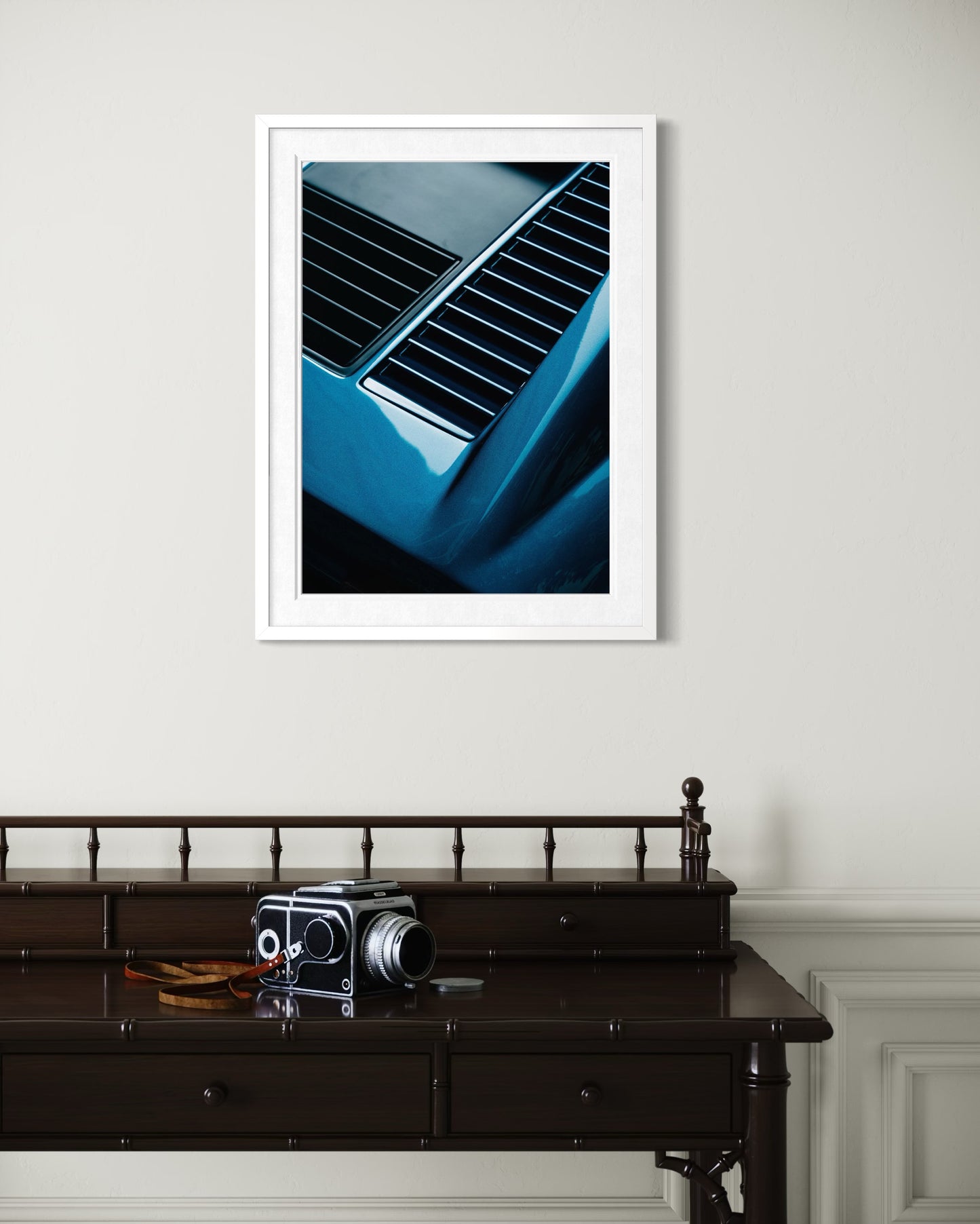 Ferrari 512 BB in Milano - Unframed Fine Art Print