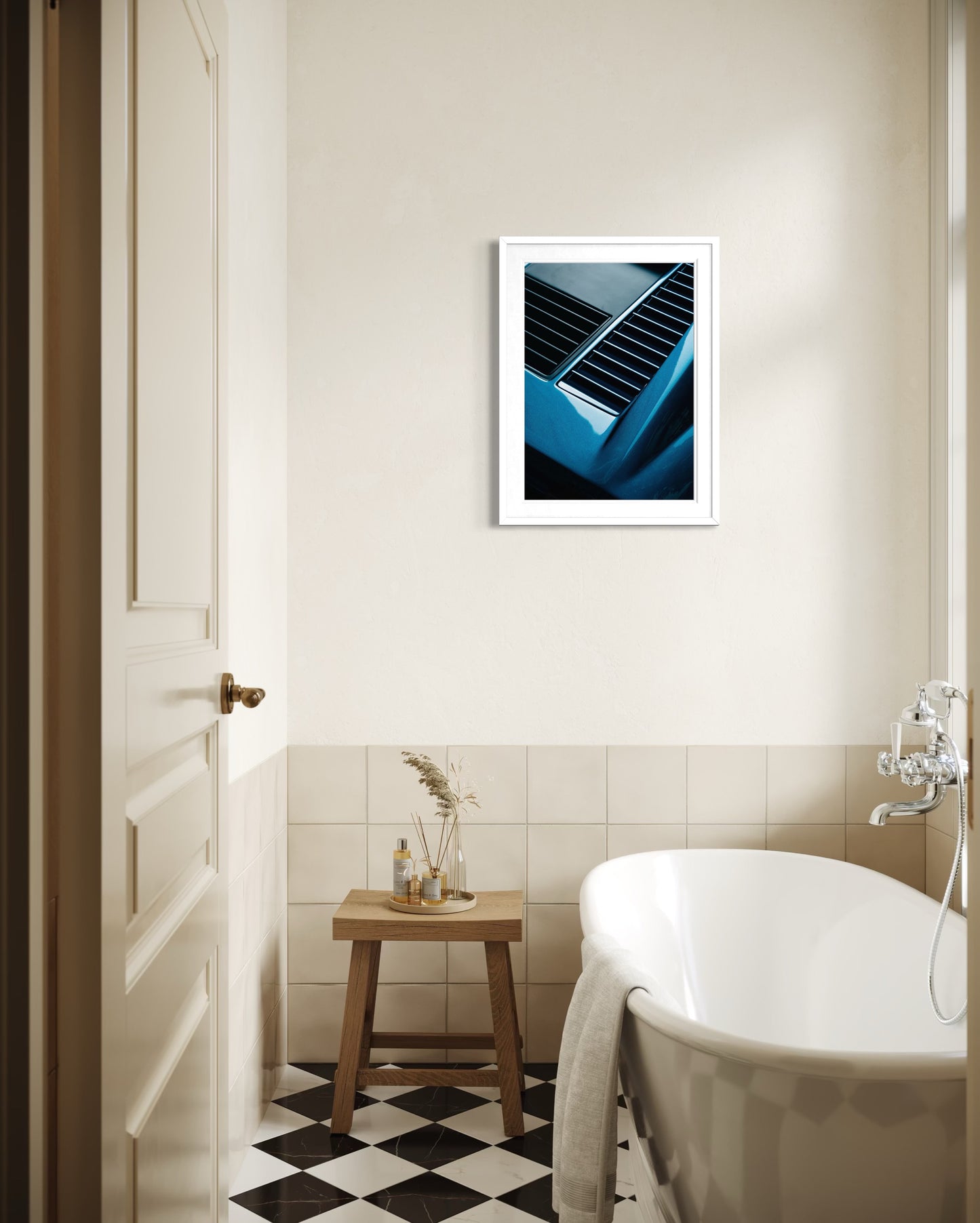 Ferrari 512 BB in Milano - Unframed Fine Art Print